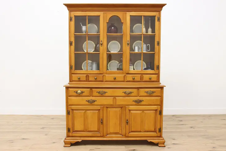 Maple Vintage Kitchen Cupboard China Cabinet Taylor #46516