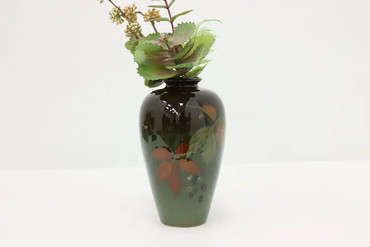 Louwelsa Antique Glazed & Painted Pottery Flower Vase Weller #48312