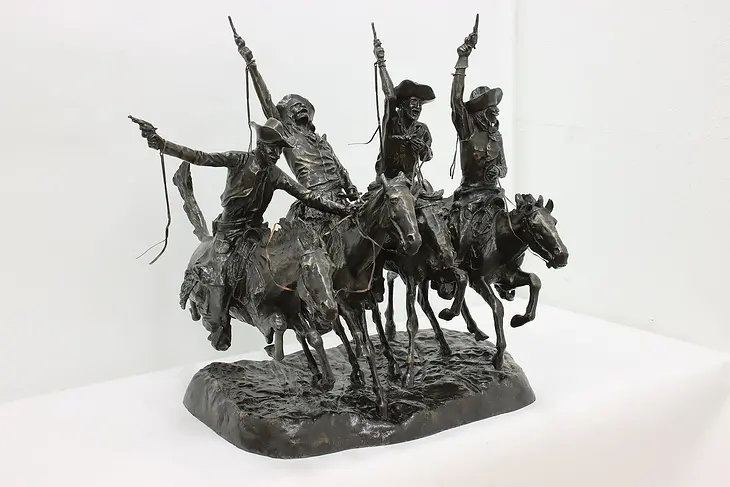 Coming Through The Rye Bronze Sculpture after Remington #48427