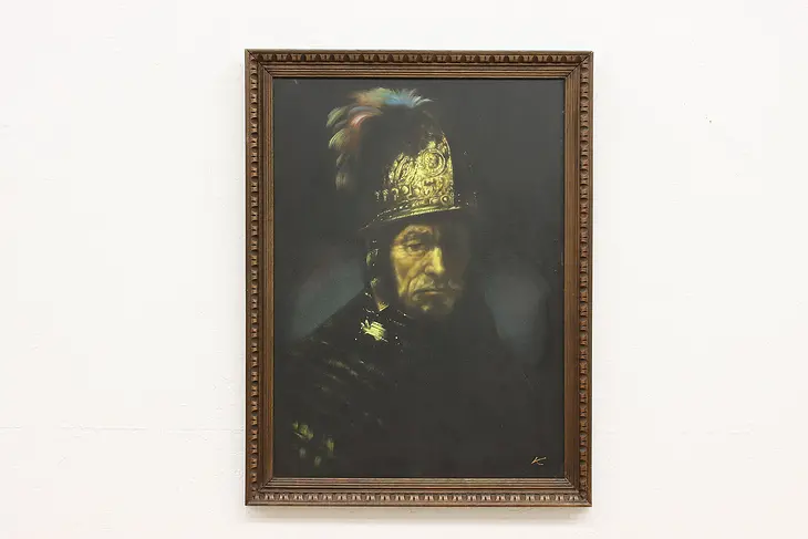 Man with Golden Helmet after Rembrandt Painting 32.5" #47134