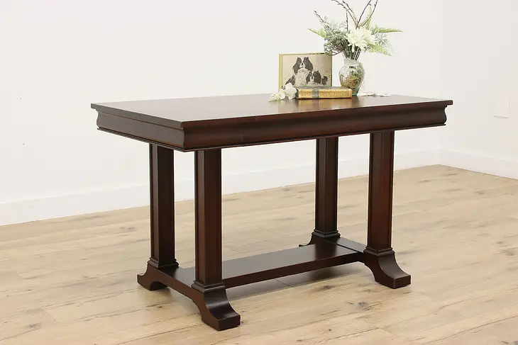 Traditional Antique Mahogany Library or Office Table, Cowan #50190