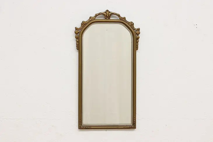 Traditional Antique Carved Hall or Bedroom Wall Mirror #49575