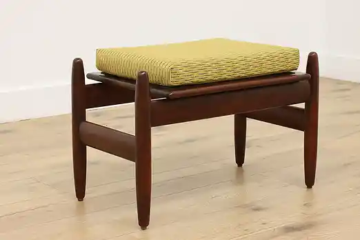 Danish Vintage Midcentury Modern Teak Footstool, Frem Rojle #55167