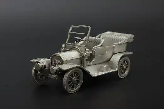 Danbury Mint Vintage Pewter 1909 Cadillac 30 Tourer Model #54988