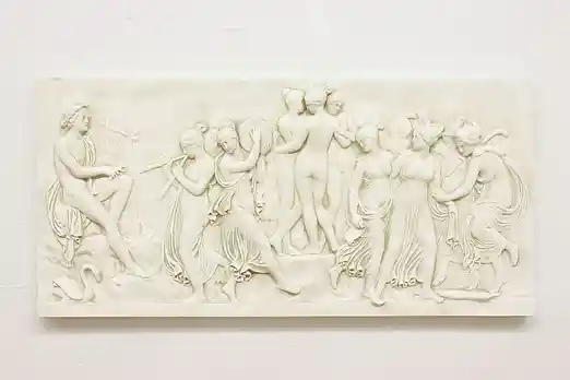 Dance of the Muses Sculpture Vintage Panel Thorvaldsen 61" #52812