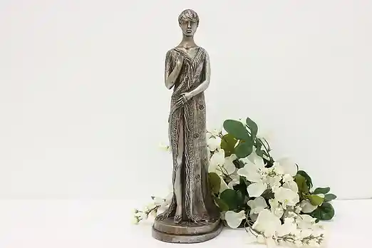 Art Deco Woman Vintage Austin Sculpture after Vallery 17" #55385