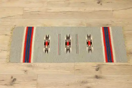 Chimayo Design Southwest Vintage Woven Wool Floor Runner #53018