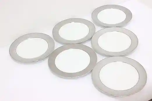 Midcentury Modern Vintage Set of 6 Dinner Plates, Sango #53777