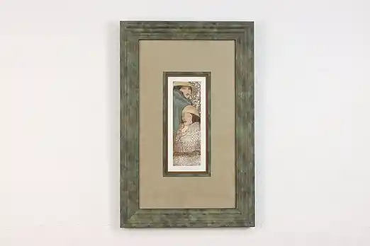 Dream Seekers Vintage Original Etching, Klar 28.5" #55369