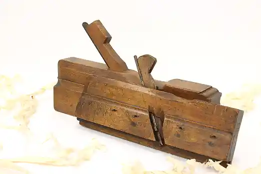 Pair Antique Farmhouse Carpenter Industrial Molding Planes #44431