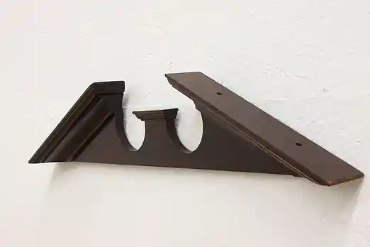 Georgian Vintage Carved Mahogany Salvage Crest #53660