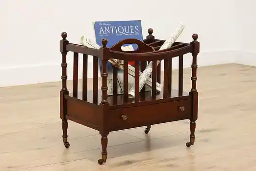 Georgian Vintage Canterbury Magazine or Music Caddy Columbia #54604