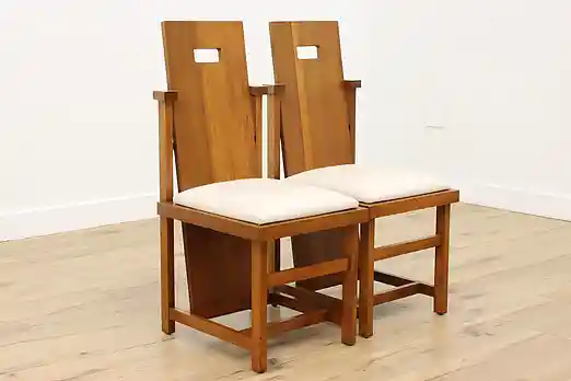 Pair of Craftsman Prairie School Vintage Chairs #56239