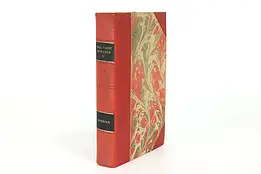 Vintage Leatherbound Book The Manxman in Swedish, Hall Caine #39452