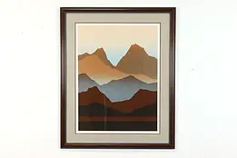 Hazy Morn Original Vintage Lithograph, Todd Rowland 37" #39302