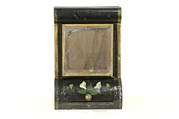 Victorian Painted Tin Antique Store Tea or Coffee Bin, Caddy or Hopper #32247