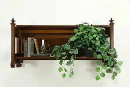 Walnut Victorian Eastlake Architectural Fragment, Wall or Mantel Shelf #34080