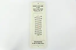 Security Bank Vintage Advertising Thermometer, St. Croix, MN #36308