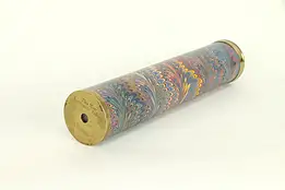 Van Cort Optique Kaleidoscope, Brass & Bookbinding Marble Paper #32317