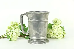 Pewter Antique English Quart Tankard or Mug, Castle Hotel Eltham B1 #33421