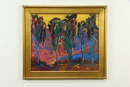 Escondido CA Signed Juan Pepe Guzman, Original Oil Painting 30" #33636