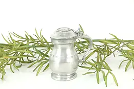 English Imperial Gill Antique Covered Pewter Tankard #34632