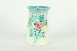 Victorian Style Majolica Hand Painted Spooner or Celery Holder #35268