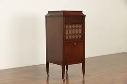 Edison Antique Oak S10 Disc Phonograph & Records Pat.1916 #33698