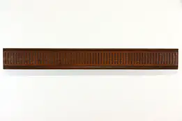 Carved Oak Antique Bed Rail, Architectural Salvage Fragment #34979