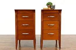 Pair of Midcentury Modern 1960 Vintage Nightstands or End Tables, Drexel #36224
