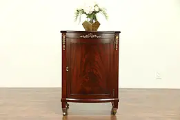 Mahogany Antique Music Cabinet, Musical Instrument Mounts  #30516