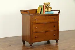 Cherry Antique Chest or Dresser, Towel Bars #32024