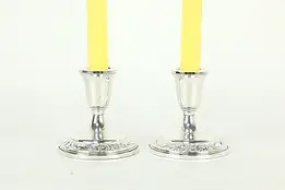 Pair of Towle Sterling Silver Vintage Candlesticks #33494