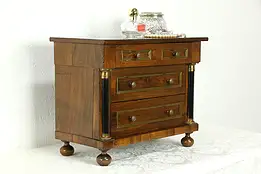 Empire Biedermeier Style Vintage Italian Jewelry Chest,  #34461