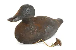 Carved Folk Farmhouse Antique Duck Decoy Sculpture #38078
