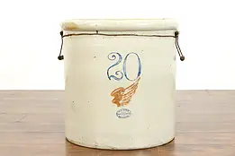 Stoneware 20 Gallon Red Wing Country Farmhouse Antique Crock #39109