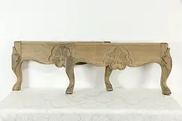 Pair of Antique Carved Oak French Farmhouse Salvage Fragments #35915