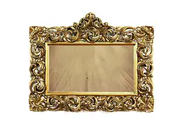 Italian Renaissance Design Hand Carved Antique Florentine Gold Mirror #38556