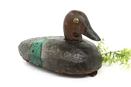 Farmhouse Carved Folk Art Vintage Duck Decoy Cork Sculpture #42436