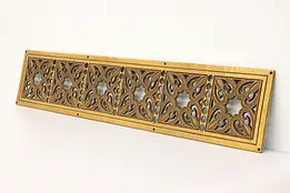 Bronze Antique Architectural Salvage Grill or Panel, St. Paul Courthouse #42534