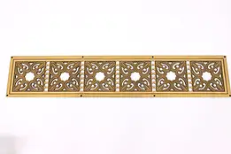 Bronze Antique Architectural Salvage Grill or Panel, St. Paul Courthouse #42820