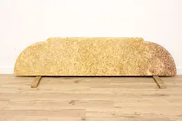 Architectural Salvage Vintage Italian Marble Slab or Top, Fossils #43608