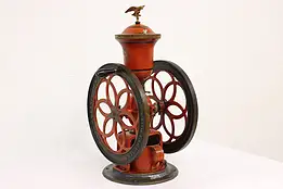 Farmhouse Antique Victorian Cast Iron Coffee Mill Grinder, Enterprise #43651
