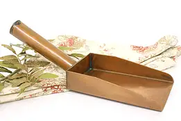Farmhouse Kitchen Antique Square Copper Flour or Grain Scoop #43911
