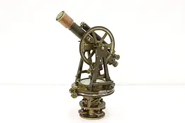Transit or Theodolite, Antique Brass Surveyor Instrument, Lilley, London #43787