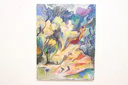 Towards The Sky Vintage 2010 Original Abstract Painting, Kohler 52.5" #44126