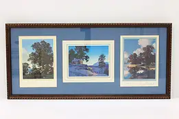Art Deco Landscapes 3 Vintage Art Prints Maxfield Parrish 22.5" #44175