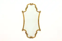 Victorian Design Vintage Gold Painted & Carved Bedroom Wall Mirror #44584