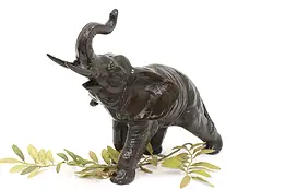Antique 1900 Iron Elephant Sculpture or Statue #44552