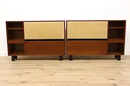 Midcentury Modern King Storage Headboard, George Nelson for Herman Miller #43632